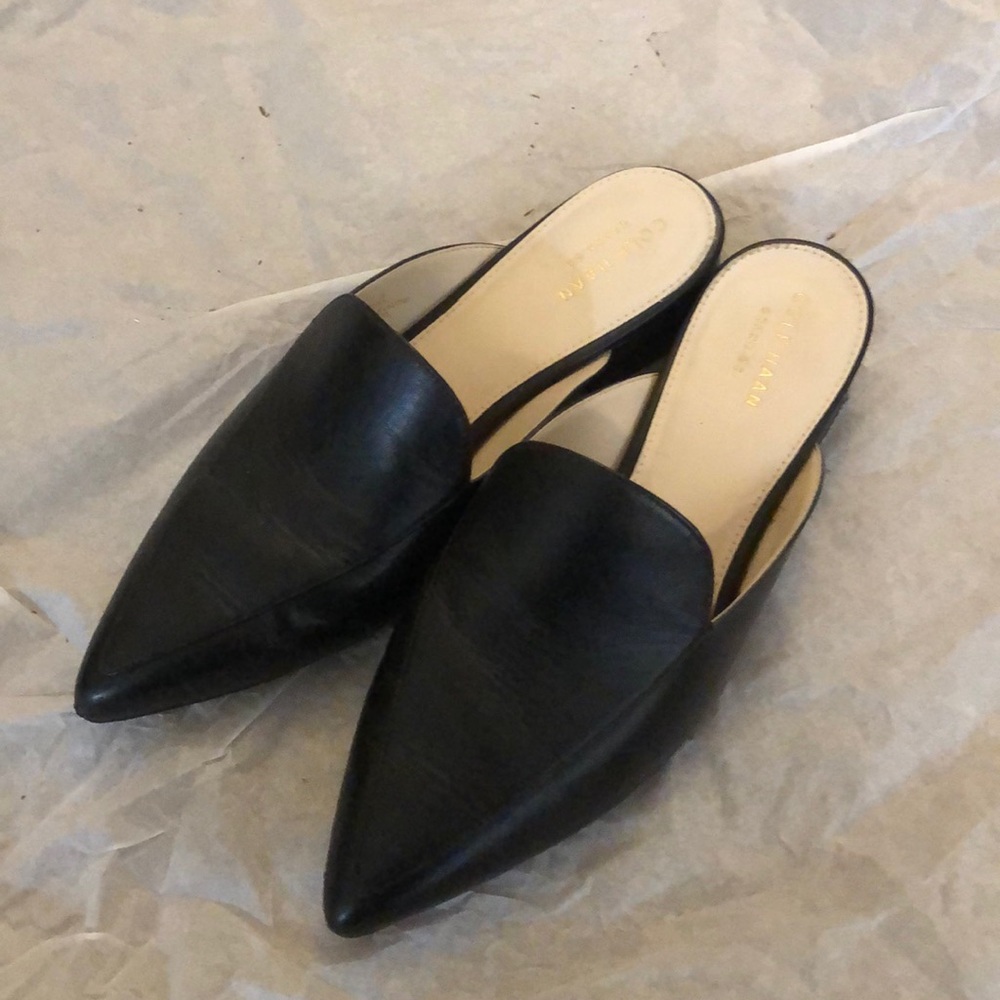 Cole Hann Black Mule